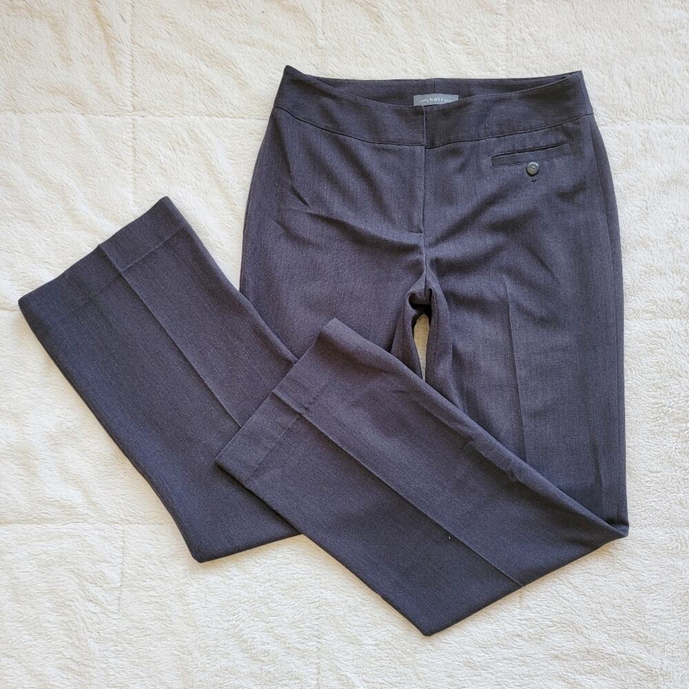 Atelier Petite Midrise Straight Leg Dress Pants